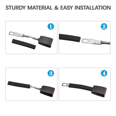 Seat Belt Extender Cars Seatbelt Buckle Extension 25cm Auto Car Seat Belt Clip Extender