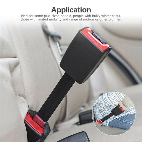 Seat Belt Extender Cars Seatbelt Buckle Extension 25cm Auto Car Seat Belt Clip Extender