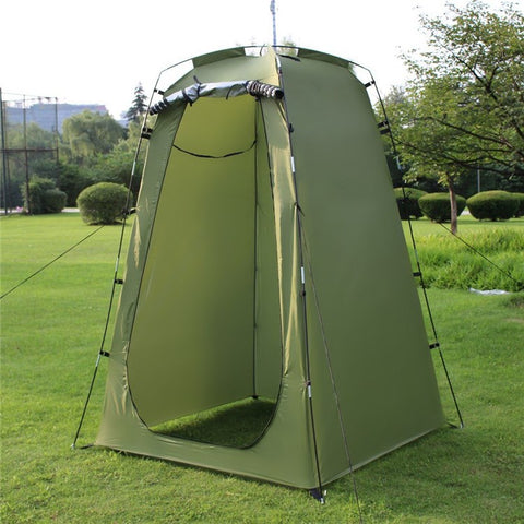 Camping Shower Tent Oversize Space 6FT Privacy Outdoor Bathroom Changing Dressing Room for Hiking Beach Picnic Fishing Potty