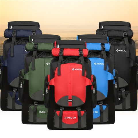 XIYAHU 70L Large Capacity Sports Backpack Waterproof Bag Rucksack for Outdoor Climbing Hiking