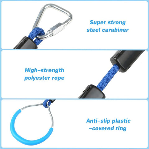 4Pcs Gymnastic Rings Exercise Hoops Obstacle Courses Gym Rings Swing Bar Athletic Dip Rings Strength Workout Training Pull Ups