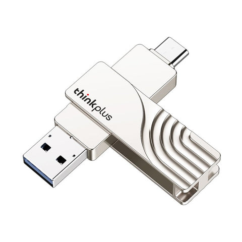 LENOVO THINKPLUS USB C Flash Drive 64GB USB3.0 U Disk TPCU301 Dual-port Memory Stick for Tablet PC Laptop Computer