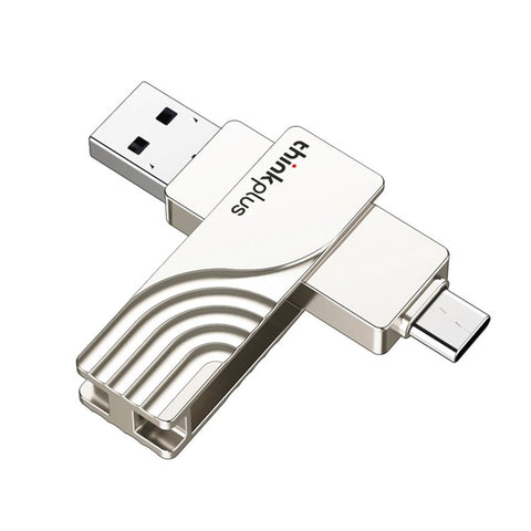 LENOVO THINKPLUS USB C Flash Drive 64GB USB3.0 U Disk TPCU301 Dual-port Memory Stick for Tablet PC Laptop Computer
