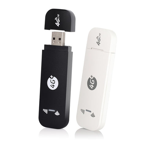 LTE 4G USB Modem with WiFi Hotspot WiFi Dongle Mini Mobile Router with SIM Card Slot 150Mbps DL 50Mbps UL Share Up to 10 WiFi Users