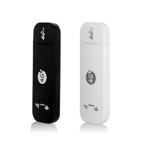 LTE 4G USB Modem with WiFi Hotspot WiFi Dongle Mini Mobile Router with SIM Card Slot 150Mbps DL 50Mbps UL Share Up to 10 WiFi Users