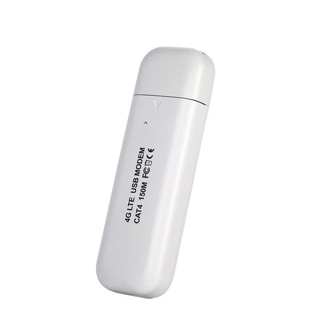 LTE 4G USB Modem with WiFi Hotspot WiFi Dongle Mini Mobile Router with SIM Card Slot 150Mbps DL 50Mbps UL Share Up to 10 WiFi Users