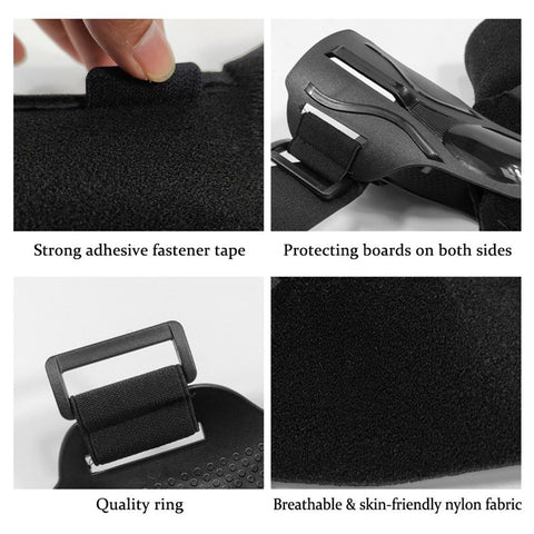 Ankle Brace Adjustable Compression Ankle Support Wrap Ankle Sleeve with Protecting Board for Sprained Ankle