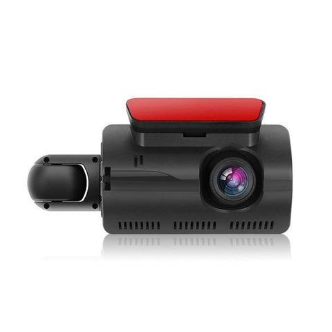 1296P DVR Dash Camera Front and Inside Dual Camera Car Dashcam 3 inch Gravity Sensing IPS Screen Driving Recorder with Night Vision 170-Degree Wide Angle G-Sensor Parking Monitor