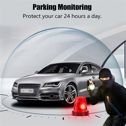 1296P DVR Dash Camera Front and Inside Dual Camera Car Dashcam 3 inch Gravity Sensing IPS Screen Driving Recorder with Night Vision 170-Degree Wide Angle G-Sensor Parking Monitor