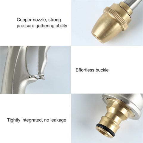 High Pressure Car Washing Water Sprayer Cleaning Tool Garden Hose Nozzle Water Spray