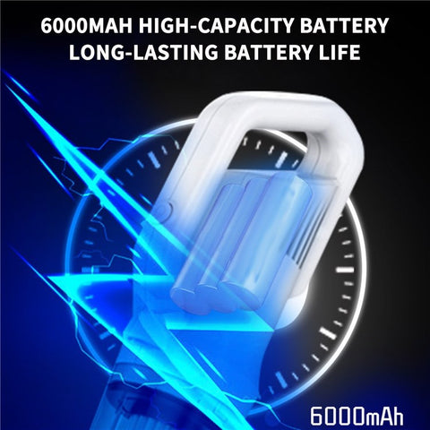 Wireless Car Vacuum Cleaner 12KPa Powerful Suction Wet Dry 120W Household Handheld Vacuum Cleaner with Floor Brush