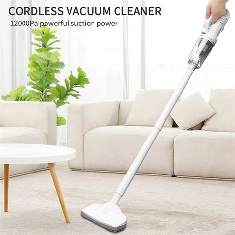 Wireless Car Vacuum Cleaner 12KPa Powerful Suction Wet Dry 120W Household Handheld Vacuum Cleaner with Floor Brush
