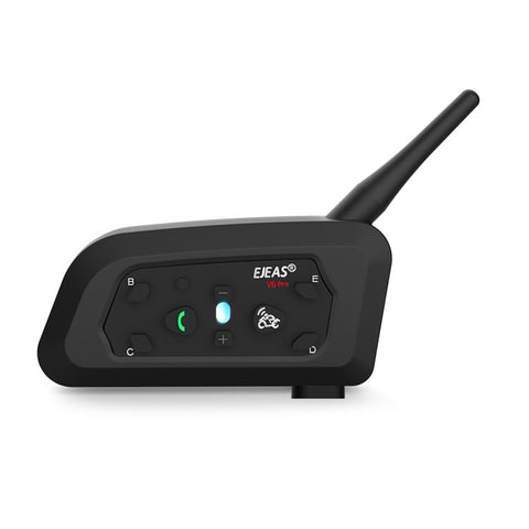 EJEAS V6PRO 2Pcs Motorcycle Intercom Bluetooth-compatible 5.0 Headset Full Duplex Riding Real-Time Helmet Communication System