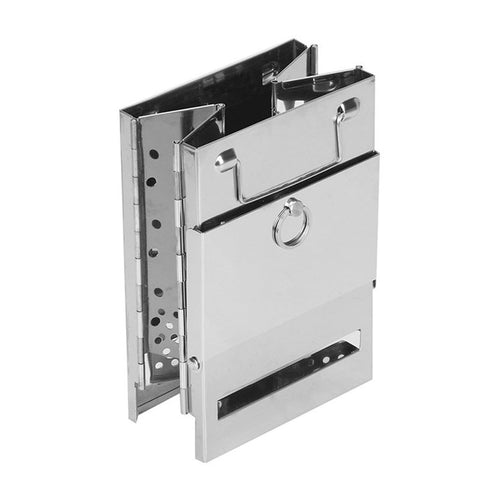 Wood Stove Charcoal Grill Stainless Steel Barbecue Tool Kit for Camping Outdoor Cooking Picnics Beach Hiking Party (No FDA Certificate)