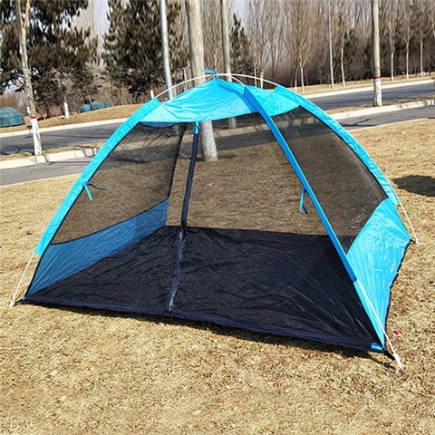 2 Person Pop-up Tent Automatic Instant Setup Family Cabin Tent Beach Leisure Net for Camping Hiking Traveling Mountaineering