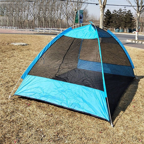 2 Person Pop-up Tent Automatic Instant Setup Family Cabin Tent Beach Leisure Net for Camping Hiking Traveling Mountaineering