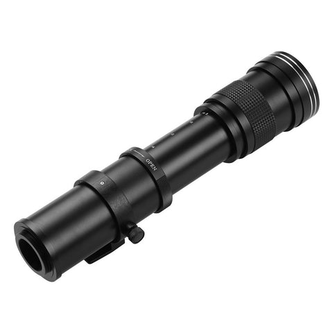 Camera MF Telephoto Zoom Lens Universal 1/4 Thread Replacement for Nikon AI-mount D50 D90 D5100 D7000 D3 D5100 D3100 D3000 D60 Cameras