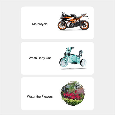 Car Wash Brush High-pressure Foam Car Cleaning Kit 360-degree Spin Car Wash Mop Detachable and Extendable Scrub Brush for Car Home Cleaning and Garden Use