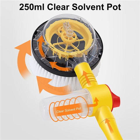 Car Wash Brush High-pressure Foam Car Cleaning Kit 360-degree Spin Car Wash Mop Detachable and Extendable Scrub Brush for Car Home Cleaning and Garden Use