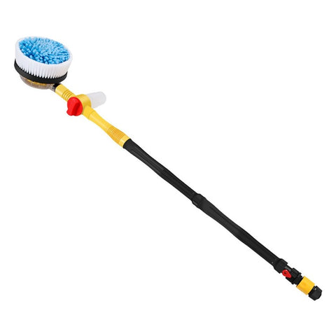 Car Wash Brush High-pressure Foam Car Cleaning Kit 360-degree Spin Car Wash Mop Detachable and Extendable Scrub Brush for Car Home Cleaning and Garden Use