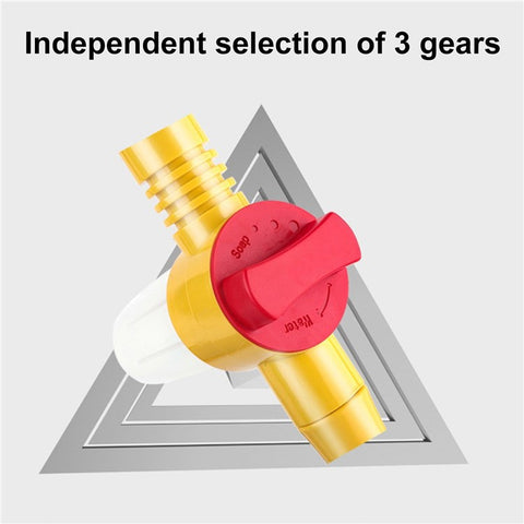 Car Wash Brush High-pressure Foam Car Cleaning Kit 360-degree Spin Car Wash Mop Detachable and Extendable Scrub Brush for Car Home Cleaning and Garden Use