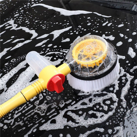 Car Wash Brush High-pressure Foam Car Cleaning Kit 360-degree Spin Car Wash Mop Detachable and Extendable Scrub Brush for Car Home Cleaning and Garden Use