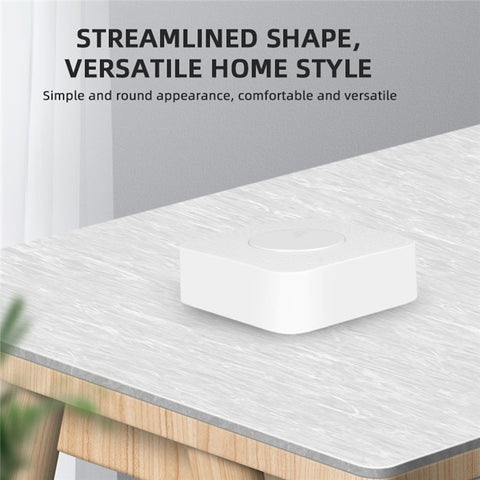 Tuya WiFi Smart Air Quality Monitor 6-in-1 PM2.5 / Formaldehyde / TVOC / CO2 / Temperature / Humidity Air Quality Tester with Real Time Display