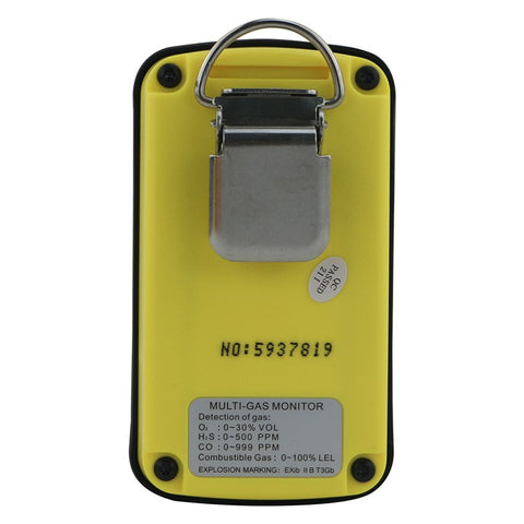 SMART SENSOR ST8990 Portable Multi Gas Detector 4-in-1 O2 LEL CO H2S Gas Detector Tester Monitor with Digital LCD Display