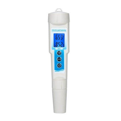 5 in 1 Ph Meter Waterproof Multi-Functional TDS / EC / Ph / Salinity / Temperature Meter Water Quality Tester