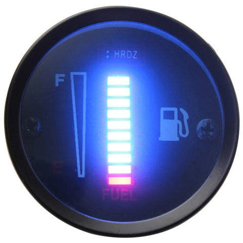Auto Motorcycle Modified Fuel Meter 52MM 12V DC Universal LED Display Fuel Level Gauge for Boat Truck RV