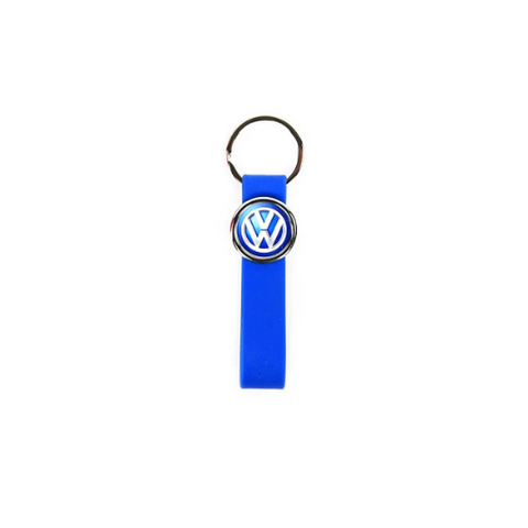 Silicone band keyring R-25 S with chromed case